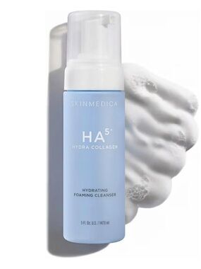 SkinMedica HA5 Hydrating Foaming Cleanser - Light Blue & White